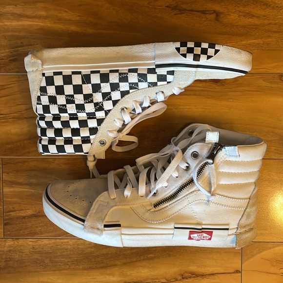 Vans SK8-Hi Reissue Shoes Mens size 9.5 in White - Picture 2 of 7